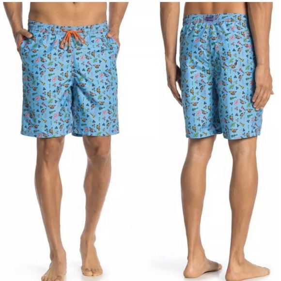 Beach Bros Cinco de Mayo Men’s Novelty Printed Swim Trunks Sombreros Size Small - Picture 15 of 15